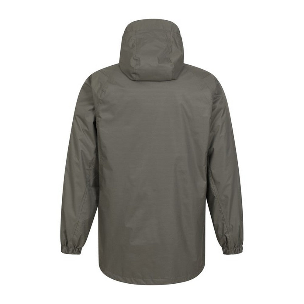 Dark Green - Back - Mountain Warehouse Mens Bracken Extreme 3 in 1 Waterproof Jacket