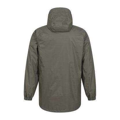 Dark Green - Back - Mountain Warehouse Mens Bracken Extreme 3 in 1 Waterproof Jacket