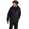 Black - Back - Mountain Warehouse Mens Bracken Extreme 3 in 1 Waterproof Jacket