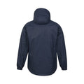 Dark Blue - Side - Mountain Warehouse Mens Bracken Extreme 3 in 1 Waterproof Jacket