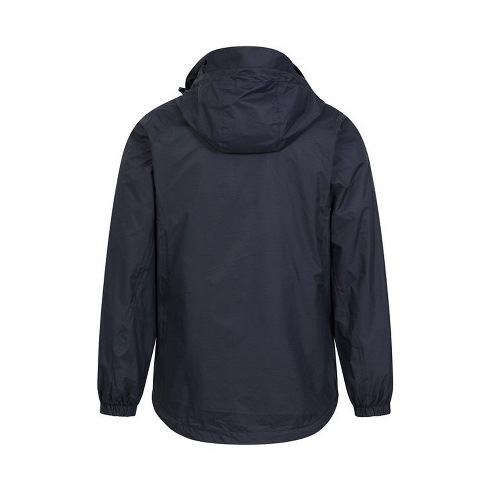 Dark Blue - Back - Mountain Warehouse Mens Bracken Extreme 3 in 1 Waterproof Jacket