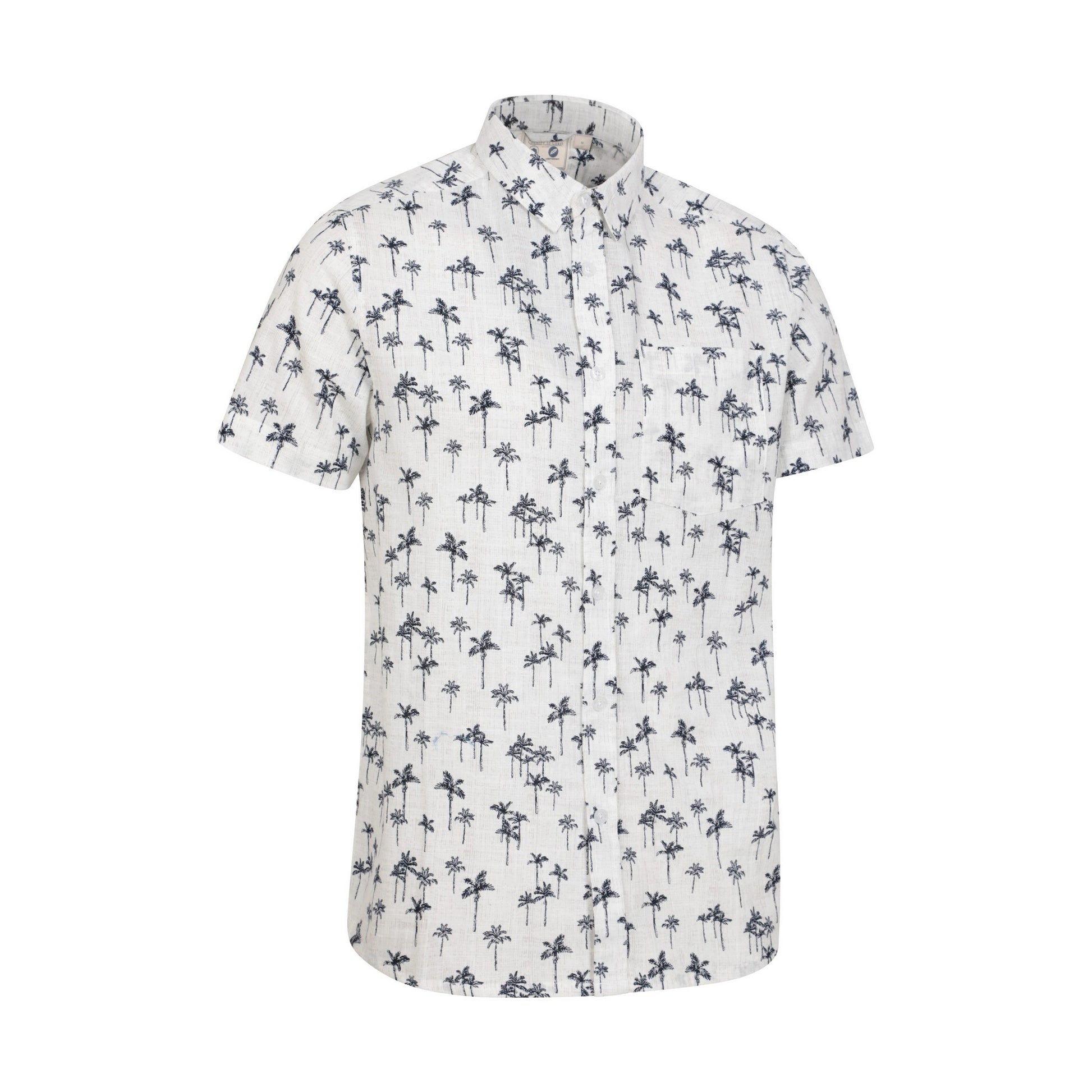 Off White - Lifestyle - Mountain Warehouse Mens Preston Illustration Palm Tree Shirt
