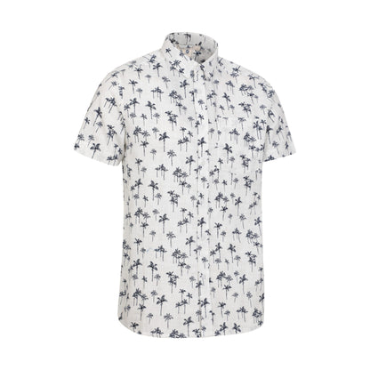 Off White - Lifestyle - Mountain Warehouse Mens Preston Illustration Palm Tree Shirt