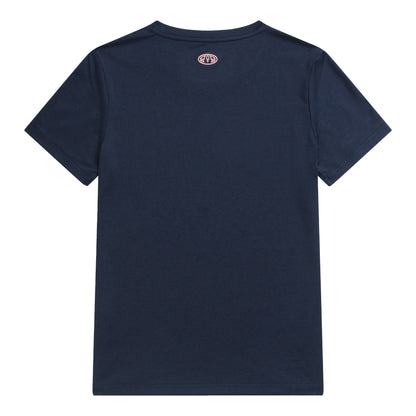 Navy - Back - Animal Womens-Ladies Latero Hybrid Swimming T-Shirt