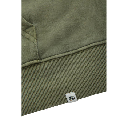 Dark Green - Side - Animal Womens-Ladies Kaya Organic Hoodie