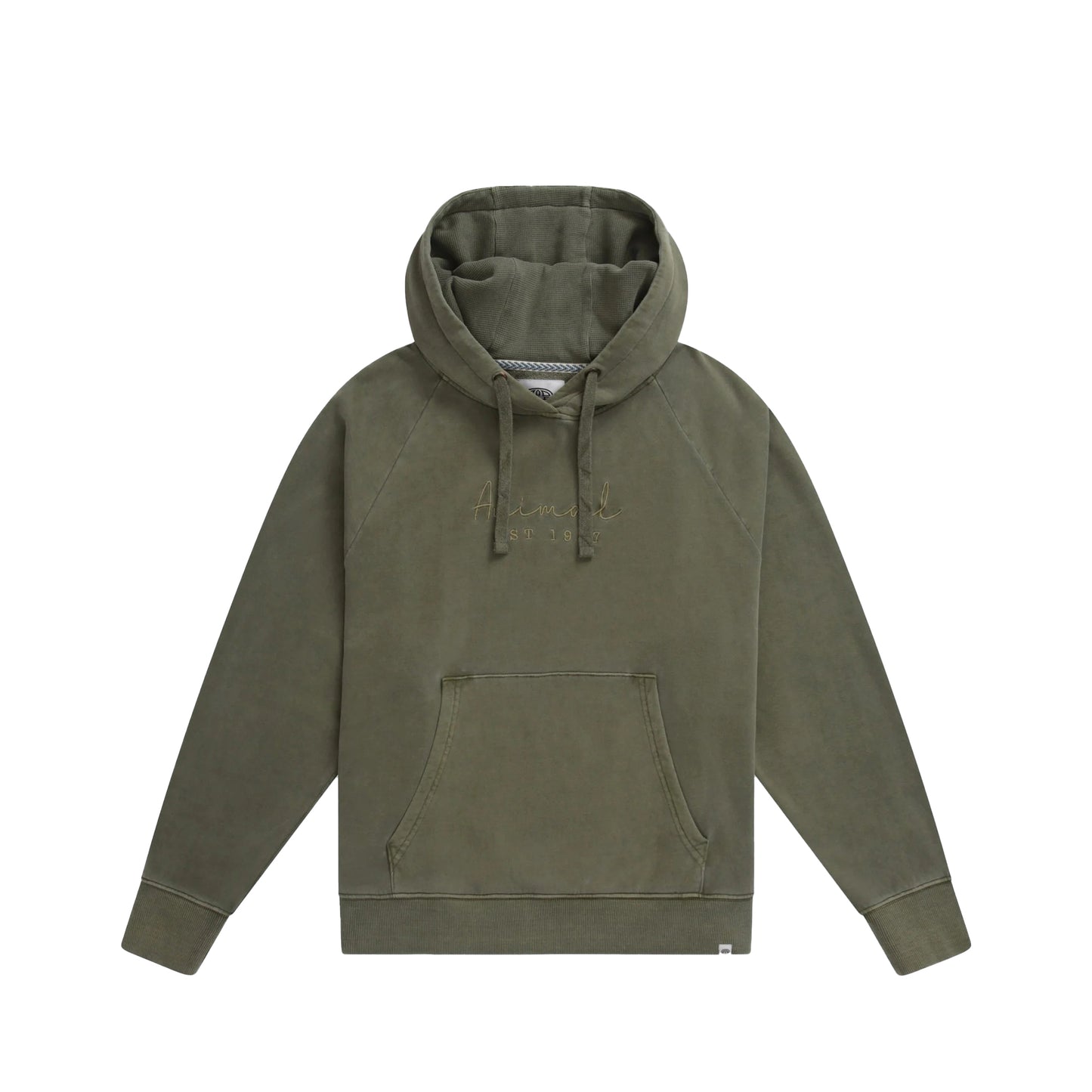 Dark Green - Front - Animal Womens-Ladies Kaya Organic Hoodie