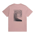 Light Pink - Back - Animal Mens Chase Wave Organic T-Shirt