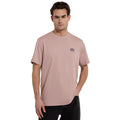 Light Pink - Side - Animal Mens Chase Wave Organic T-Shirt