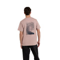Light Pink - Lifestyle - Animal Mens Chase Wave Organic T-Shirt