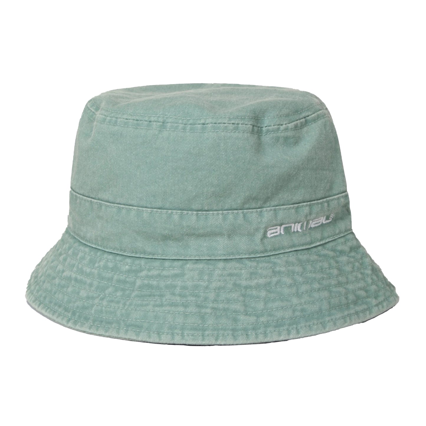 Pale Green - Front - Animal Womens-Ladies Indie Logo Organic Bucket Hat