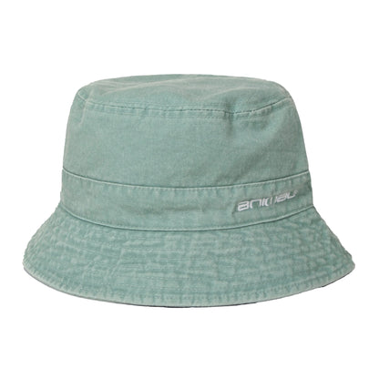 Pale Green - Front - Animal Womens-Ladies Indie Logo Organic Bucket Hat