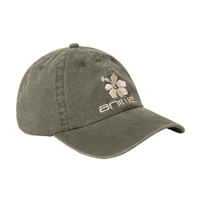Khaki - Front - Animal Womens-Ladies Rebecca Logo Organic Baseball Cap