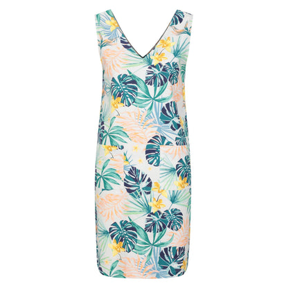 Grey - Front - Mountain Warehouse Womens-Ladies Mellow Printed Shift Dress