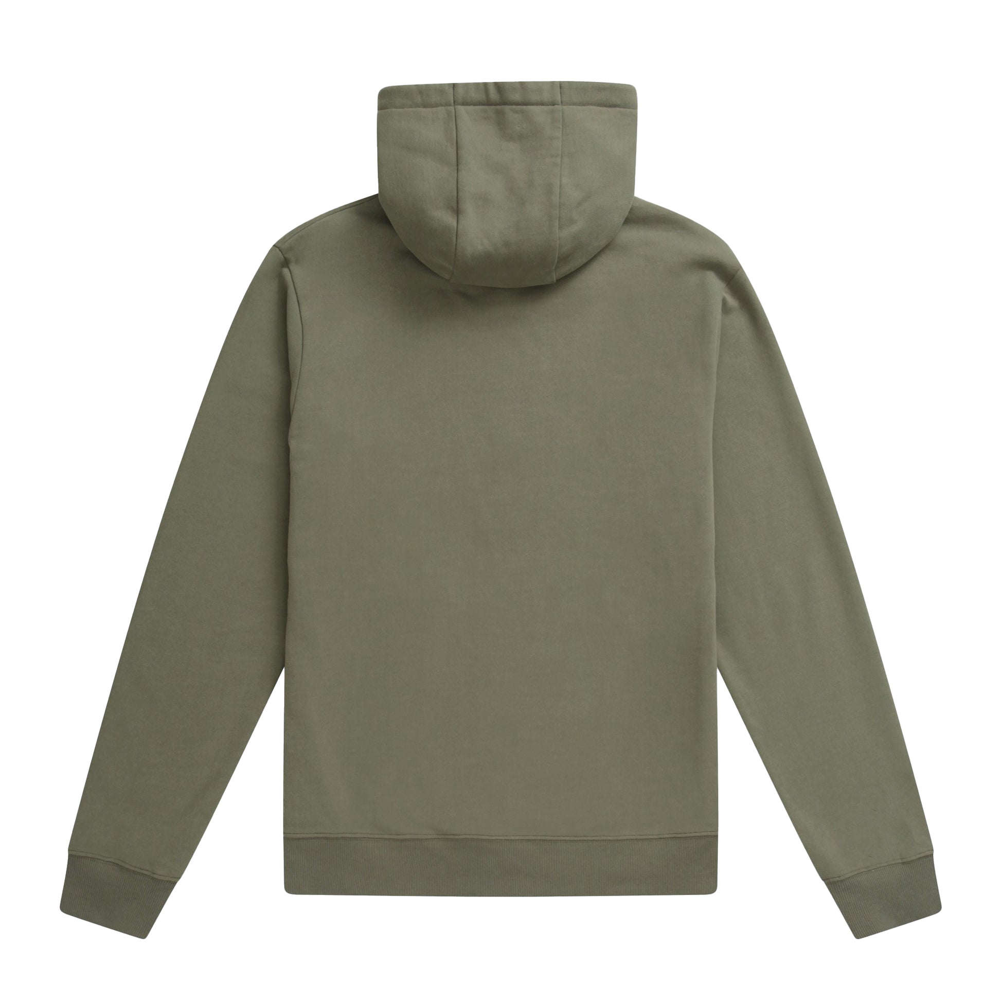 Green - Back - Animal Mens River Graphic Print Organic Hoodie