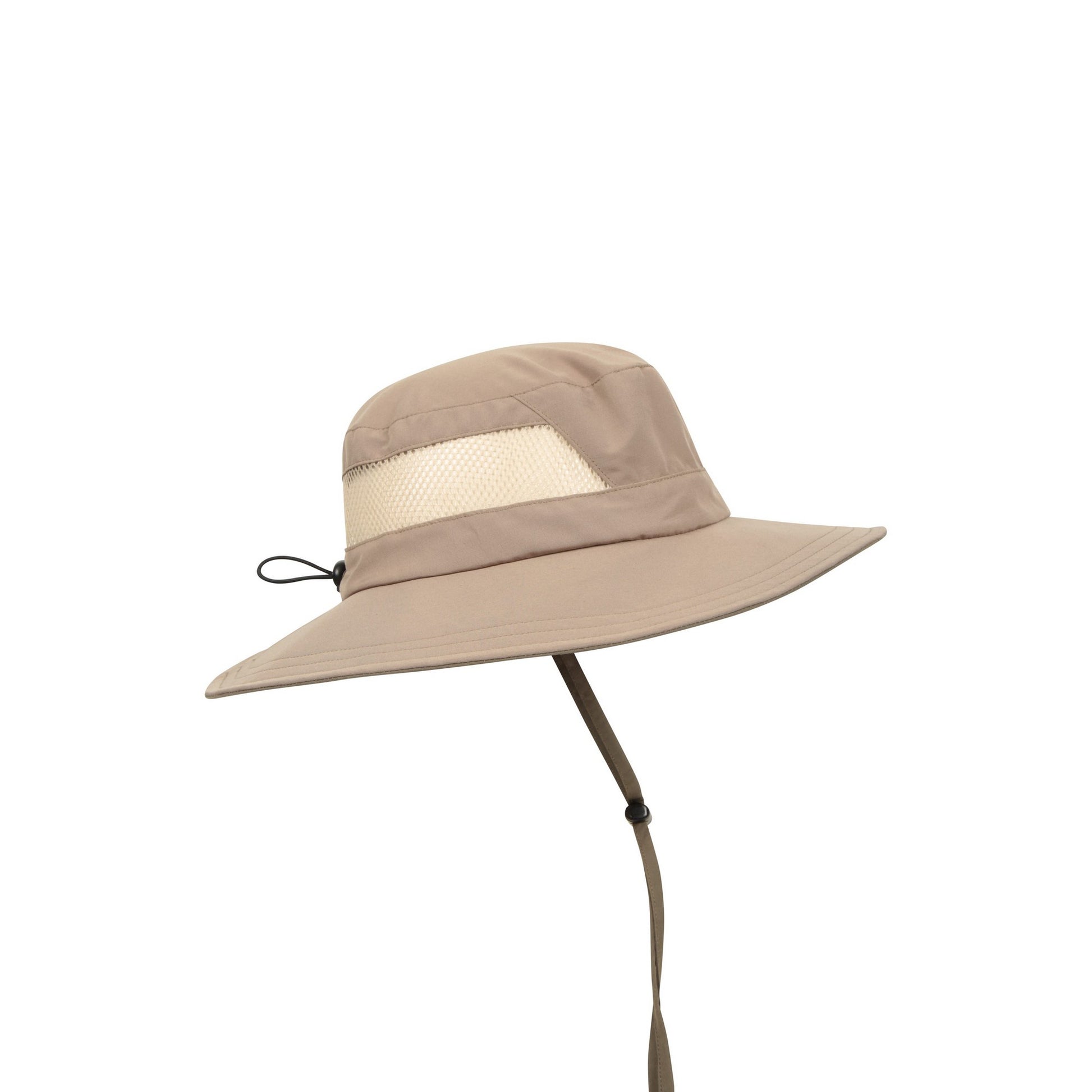 Beige - Lifestyle - Mountain Warehouse Unisex Adult Lightweight Mesh Brim Sun Hat