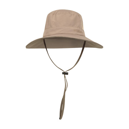 Beige - Pack Shot - Mountain Warehouse Unisex Adult Lightweight Mesh Brim Sun Hat
