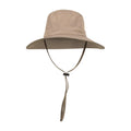 Beige - Pack Shot - Mountain Warehouse Unisex Adult Lightweight Mesh Brim Sun Hat