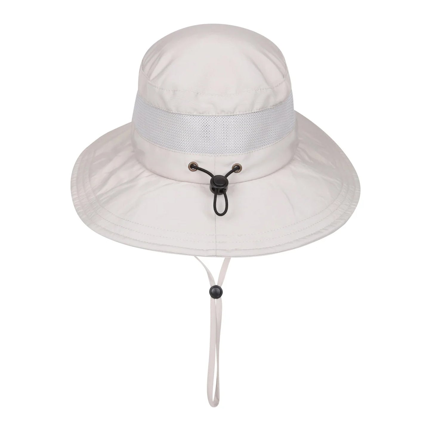 Off White - Back - Mountain Warehouse Unisex Adult Lightweight Mesh Brim Sun Hat