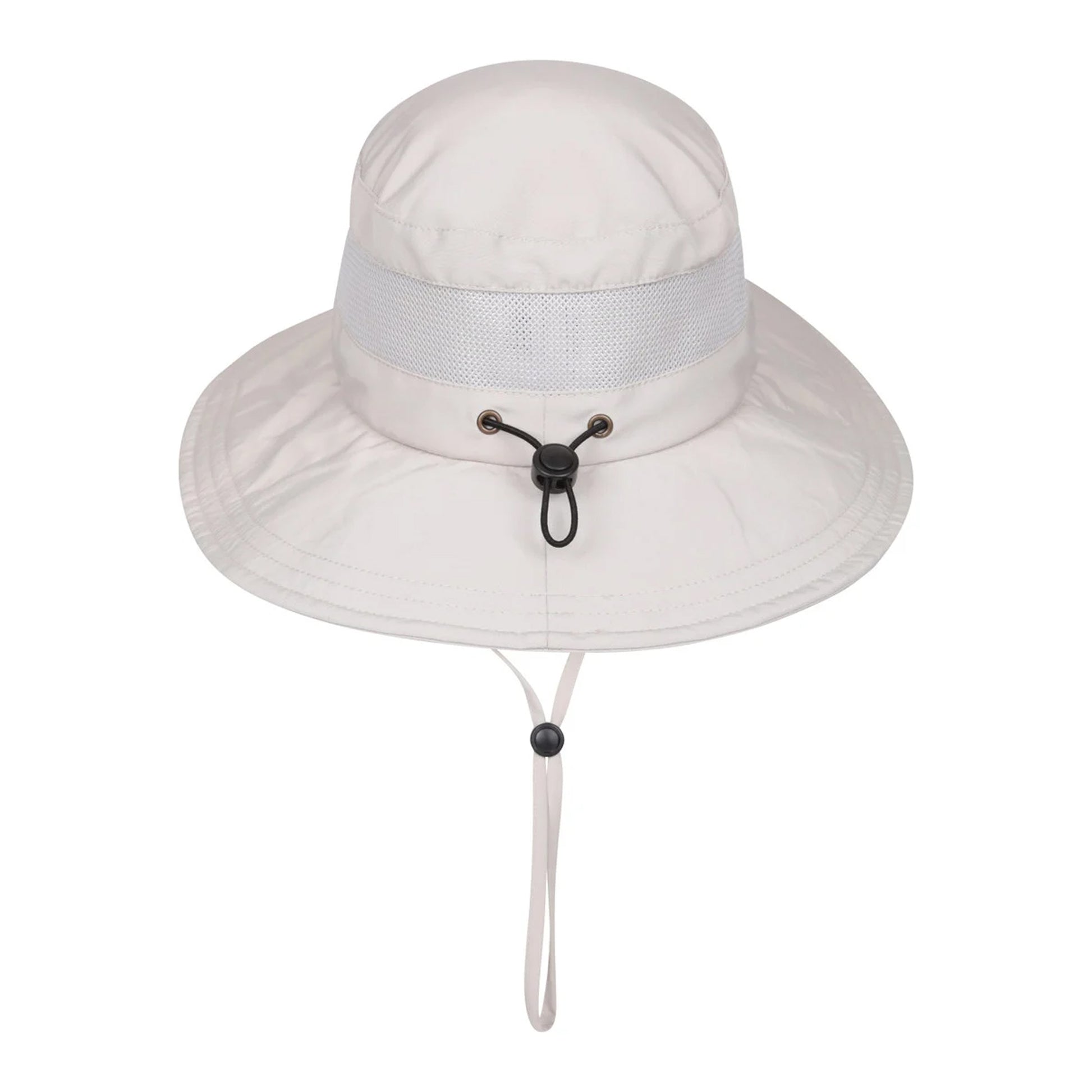 Off White - Back - Mountain Warehouse Unisex Adult Lightweight Mesh Brim Sun Hat