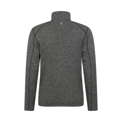 Grey - Back - Mountain Warehouse Mens Idris II Half Zip Fleece Top
