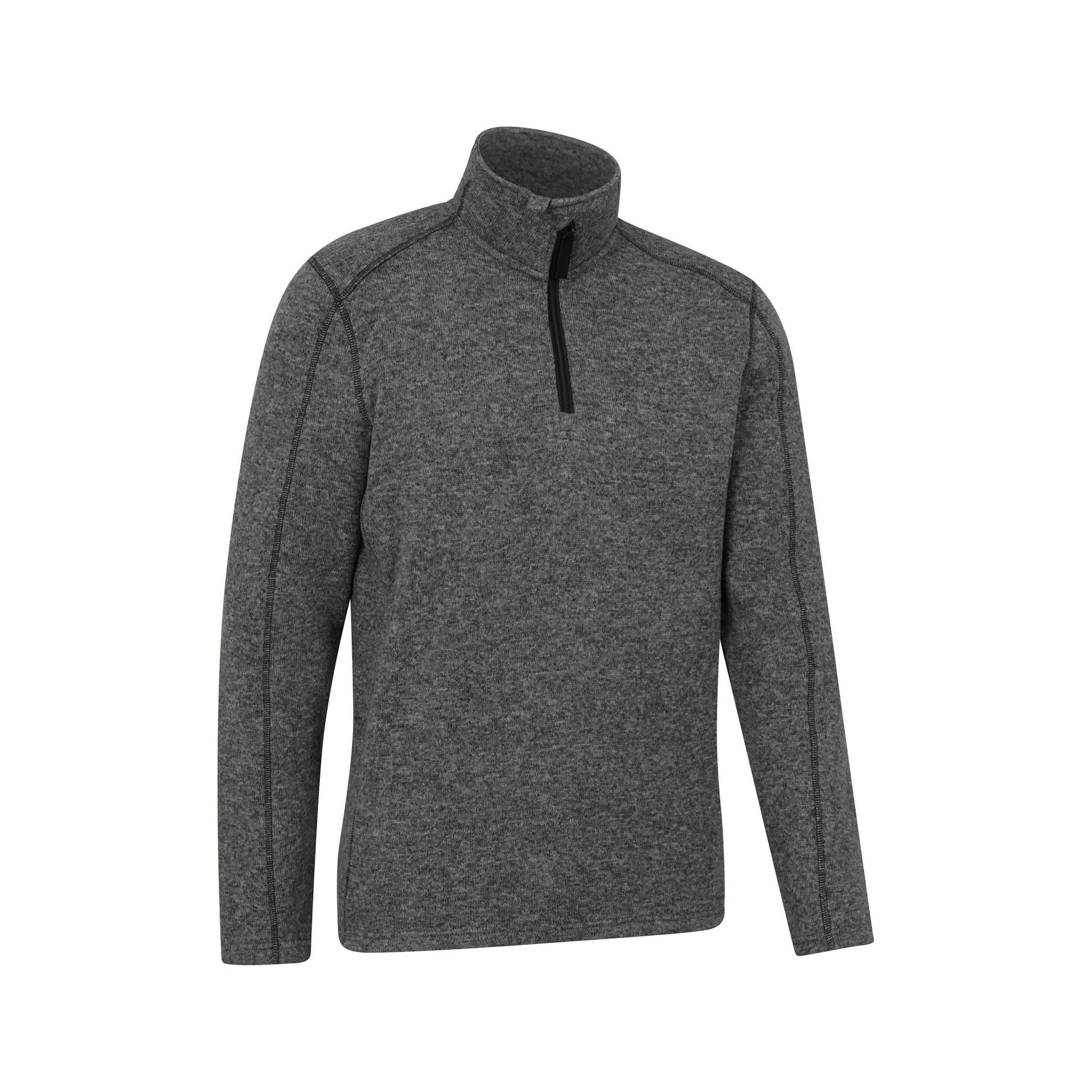 Grey - Lifestyle - Mountain Warehouse Mens Idris II Half Zip Fleece Top