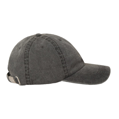 Charcoal - Side - Animal Mens Atlas Logo Organic Baseball Cap