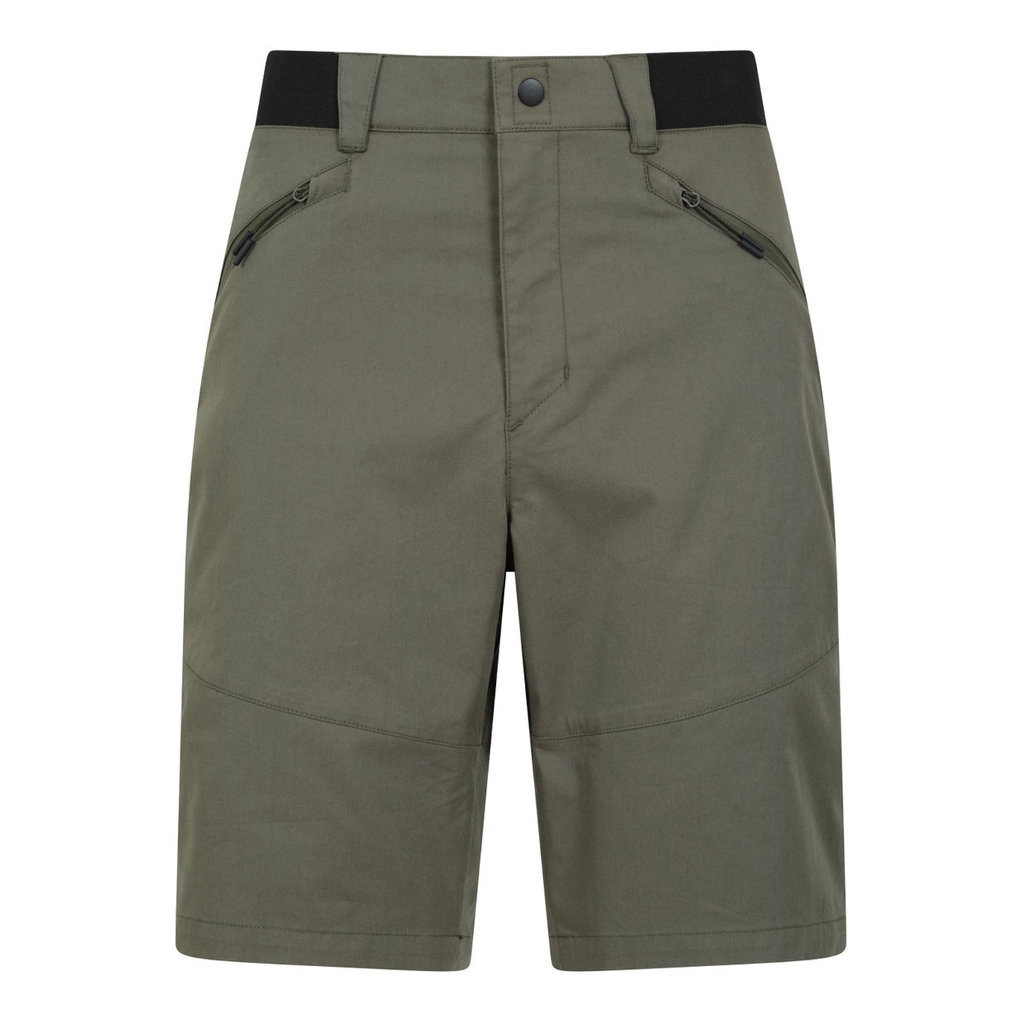 Khaki Green - Front - Mountain Warehouse Mens Jungle Trekking Shorts