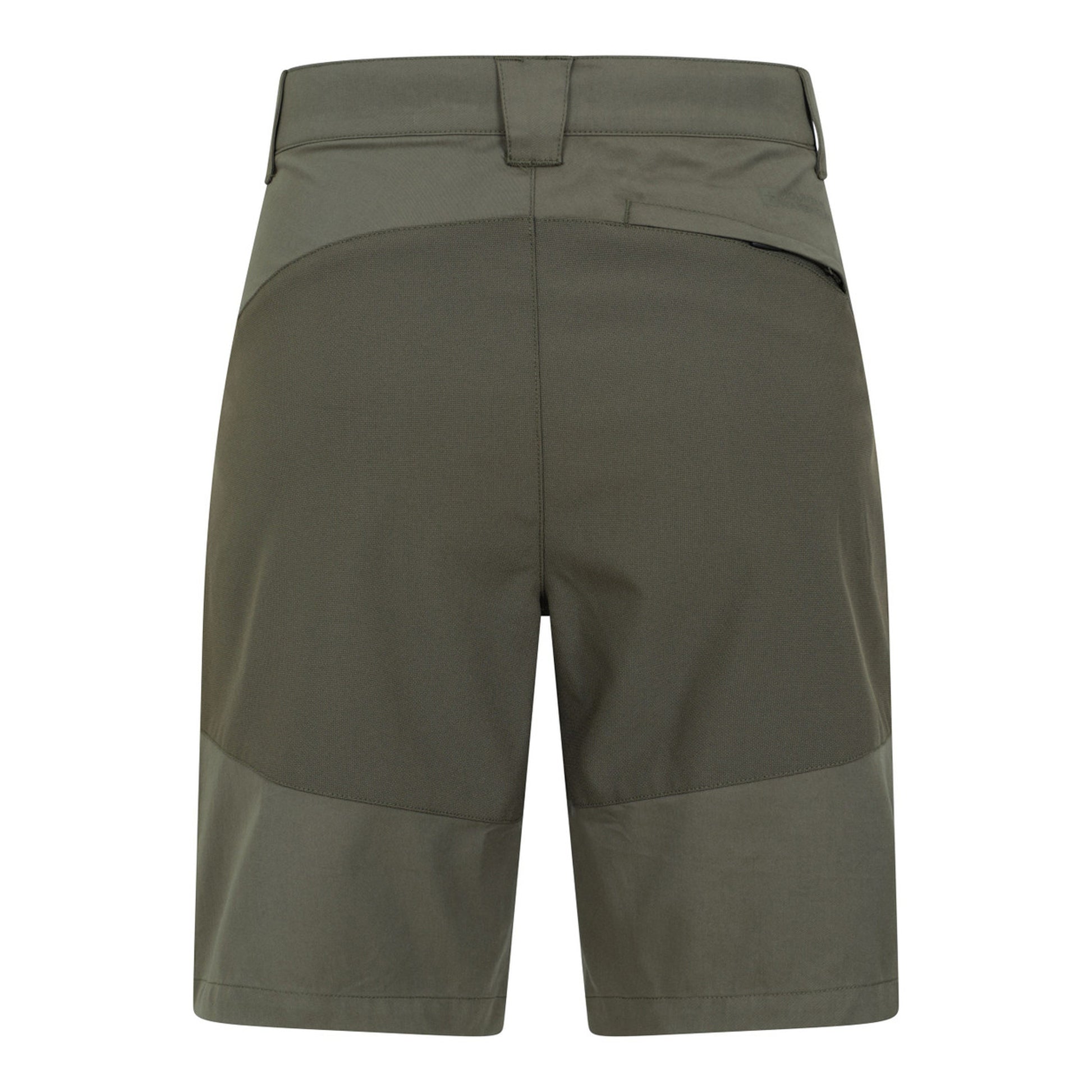 Khaki Green - Back - Mountain Warehouse Mens Jungle Trekking Shorts