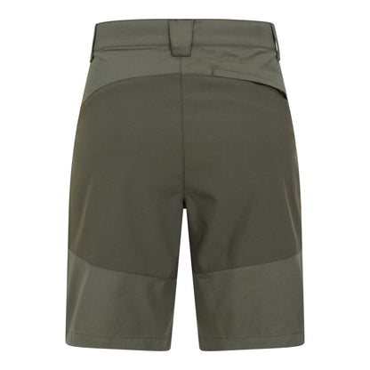 Khaki Green - Back - Mountain Warehouse Mens Jungle Trekking Shorts