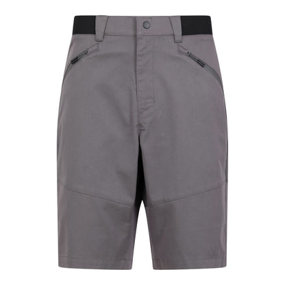 Grey - Front - Mountain Warehouse Mens Jungle Trekking Shorts