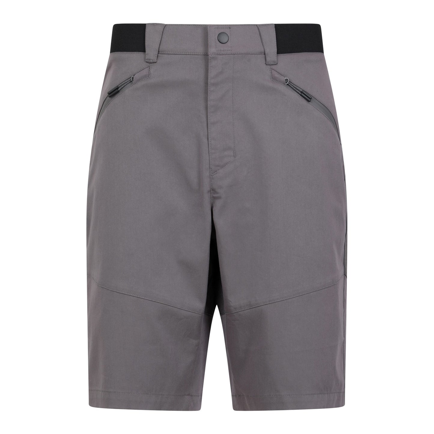 Grey - Front - Mountain Warehouse Mens Jungle Trekking Shorts