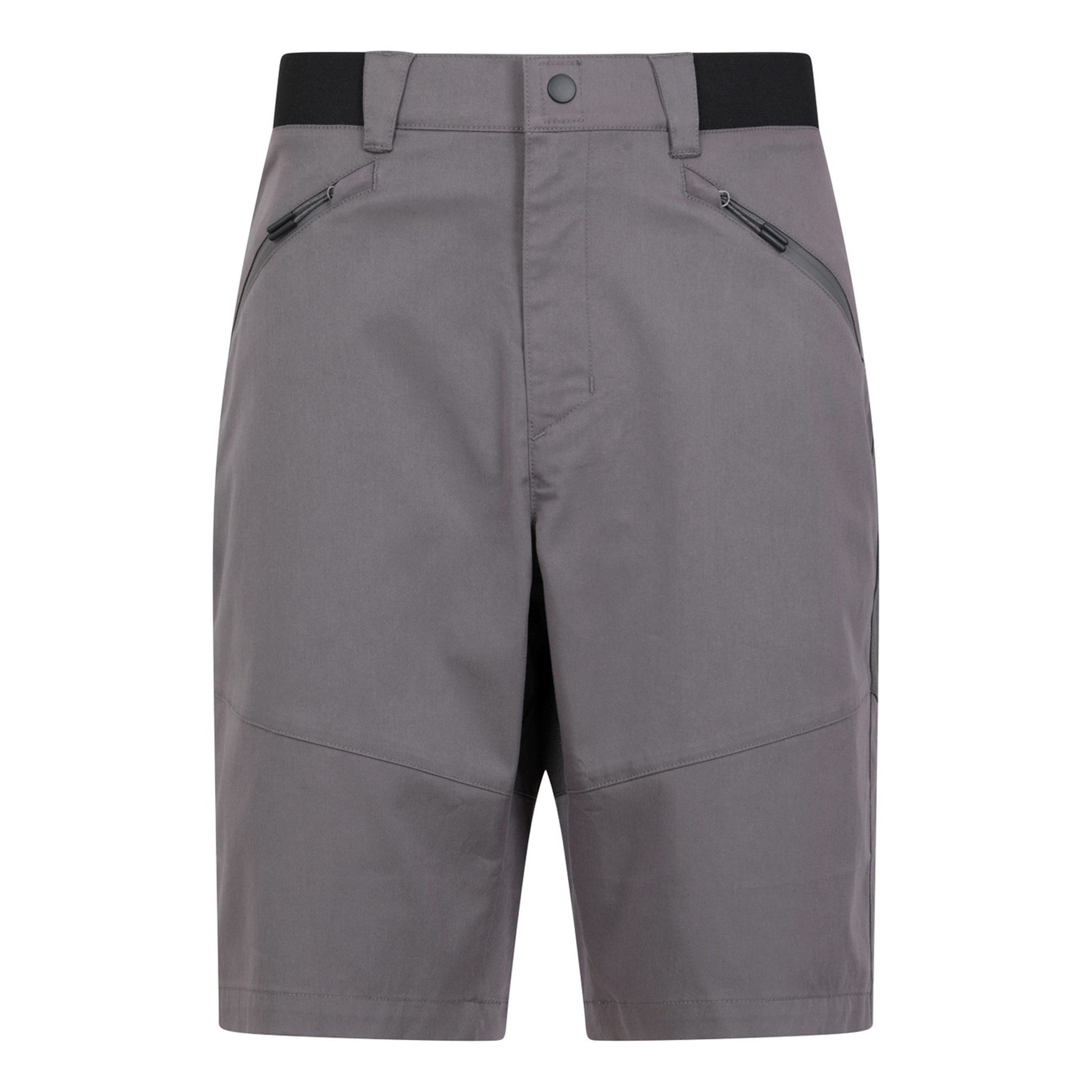 Charcoal - Front - Mountain Warehouse Mens Jungle Trekking Shorts