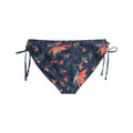 Orange - Back - Animal Womens-Ladies Iona Leaf Print Recycled Side Tie Bikini Bottoms