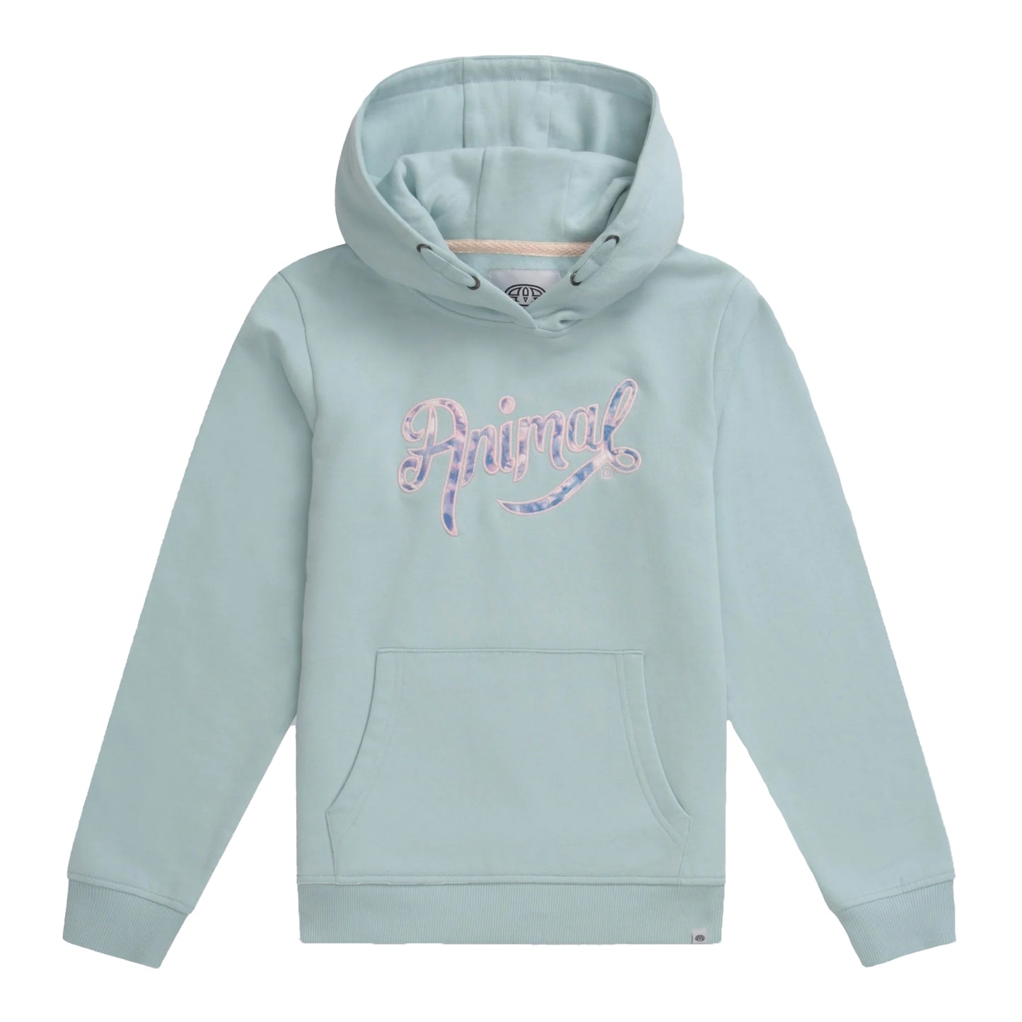 Light Blue - Front - Animal Childrens-Kids Ellen Script Organic Hoodie