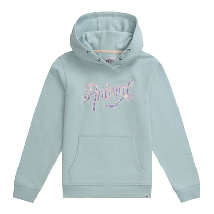 Light Blue - Front - Animal Childrens-Kids Ellen Script Organic Hoodie