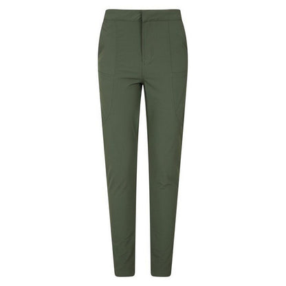 Khaki - Front - Mountain Warehouse Womens-Ladies Kesugi Slim Hiking Trousers