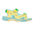 Yellow - Back - Mountain Warehouse Childrens-Kids Seaside Beach Sandals