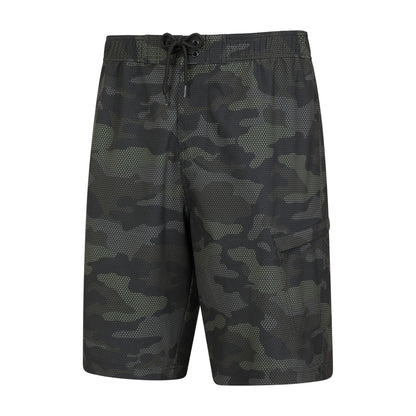 Green - Lifestyle - Mountain Warehouse Mens Camouflage Swim Shorts