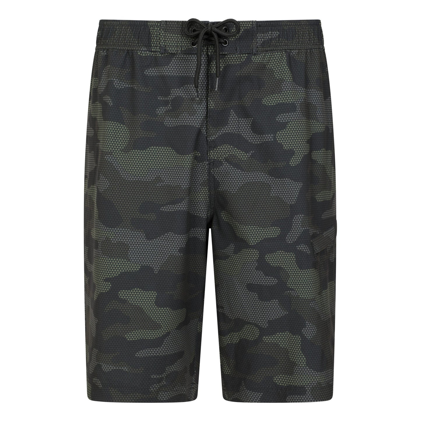 Green - Front - Mountain Warehouse Mens Camouflage Swim Shorts