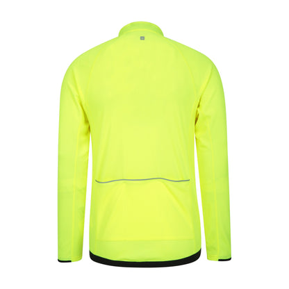 Yellow - Back - Mountain Warehouse Mens Cycle Long-Sleeved Top