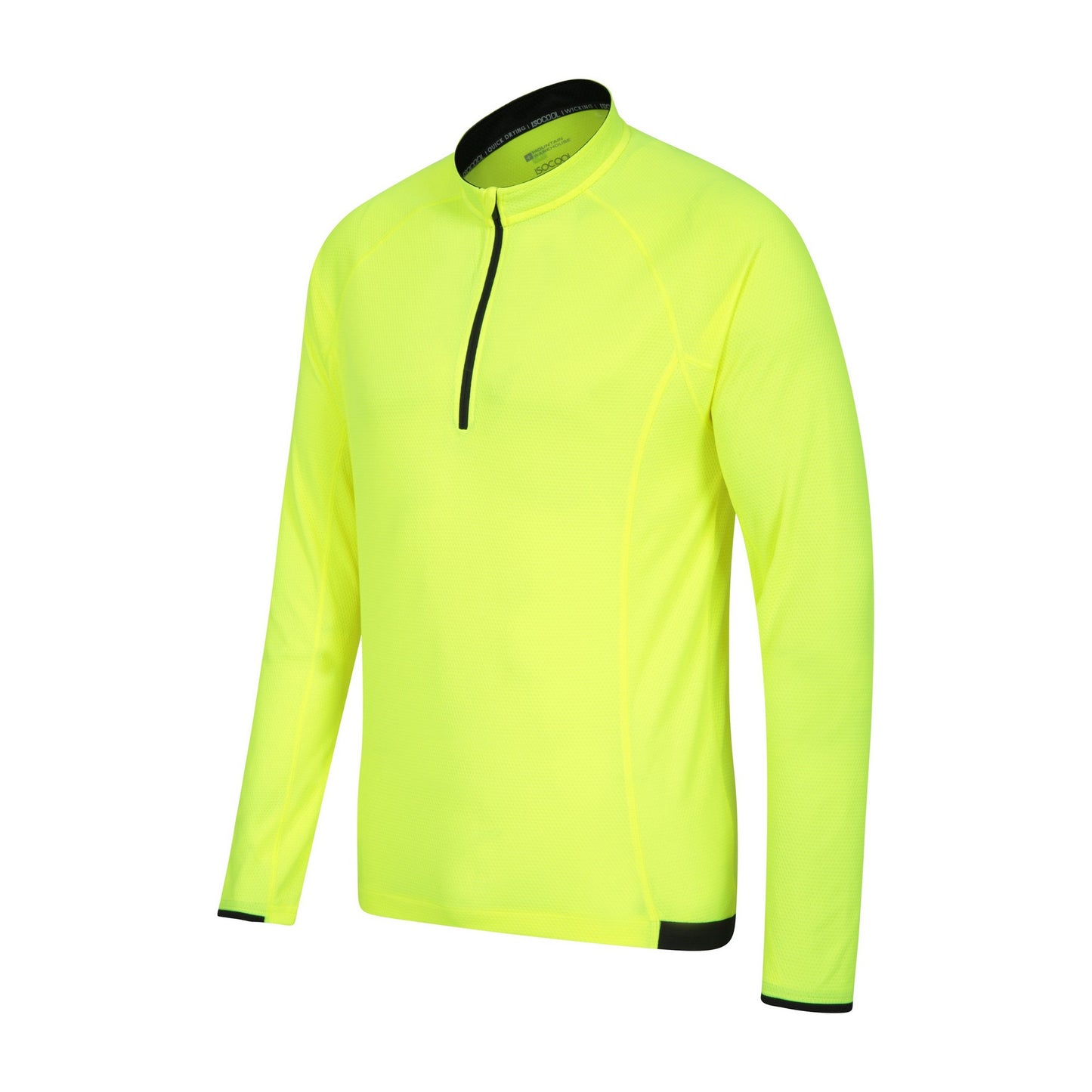 Yellow - Lifestyle - Mountain Warehouse Mens Cycle Long-Sleeved Top