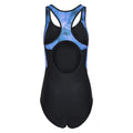 Purple - Back - Mountain Warehouse Womens-Ladies Take The Plunge Printed One Piece Swimsuit
