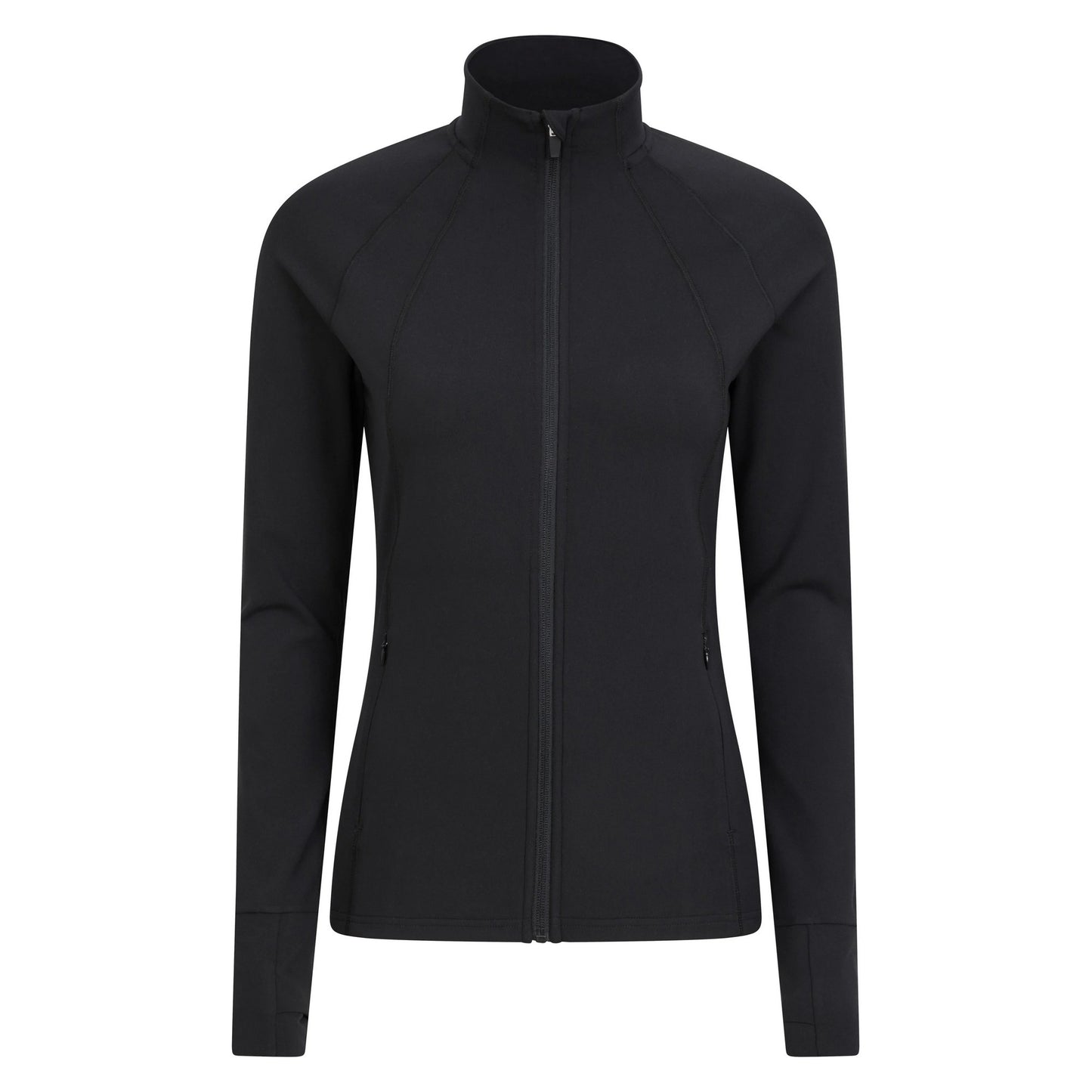 Black - Front - Mountain Warehouse Womens-Ladies Blackout Active Midlayer
