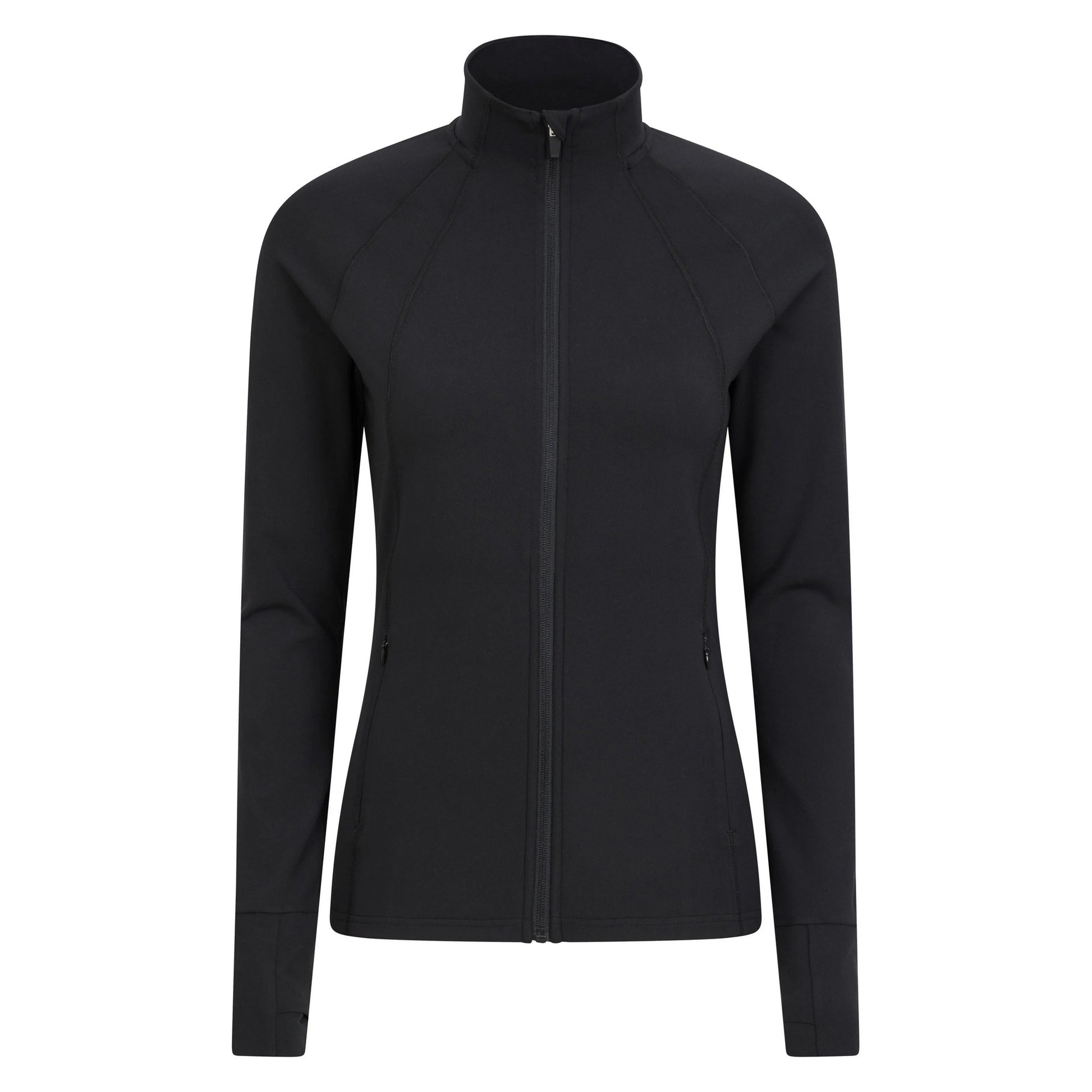 Black - Front - Mountain Warehouse Womens-Ladies Blackout Active Midlayer