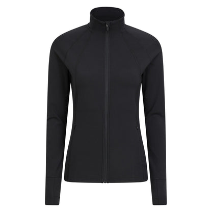 Black - Front - Mountain Warehouse Womens-Ladies Blackout Active Midlayer