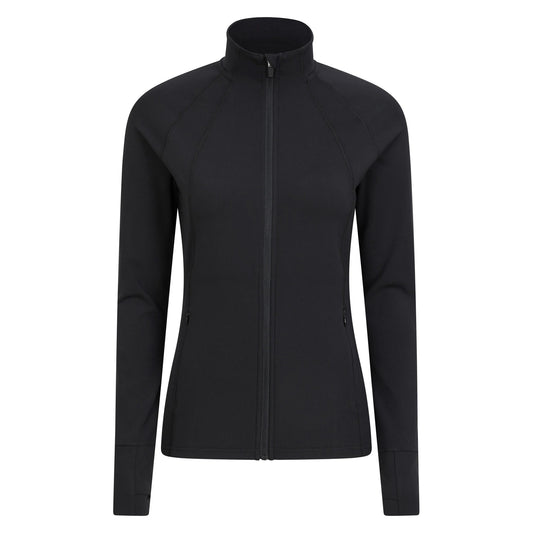 Black - Front - Mountain Warehouse Womens-Ladies Blackout Active Midlayer