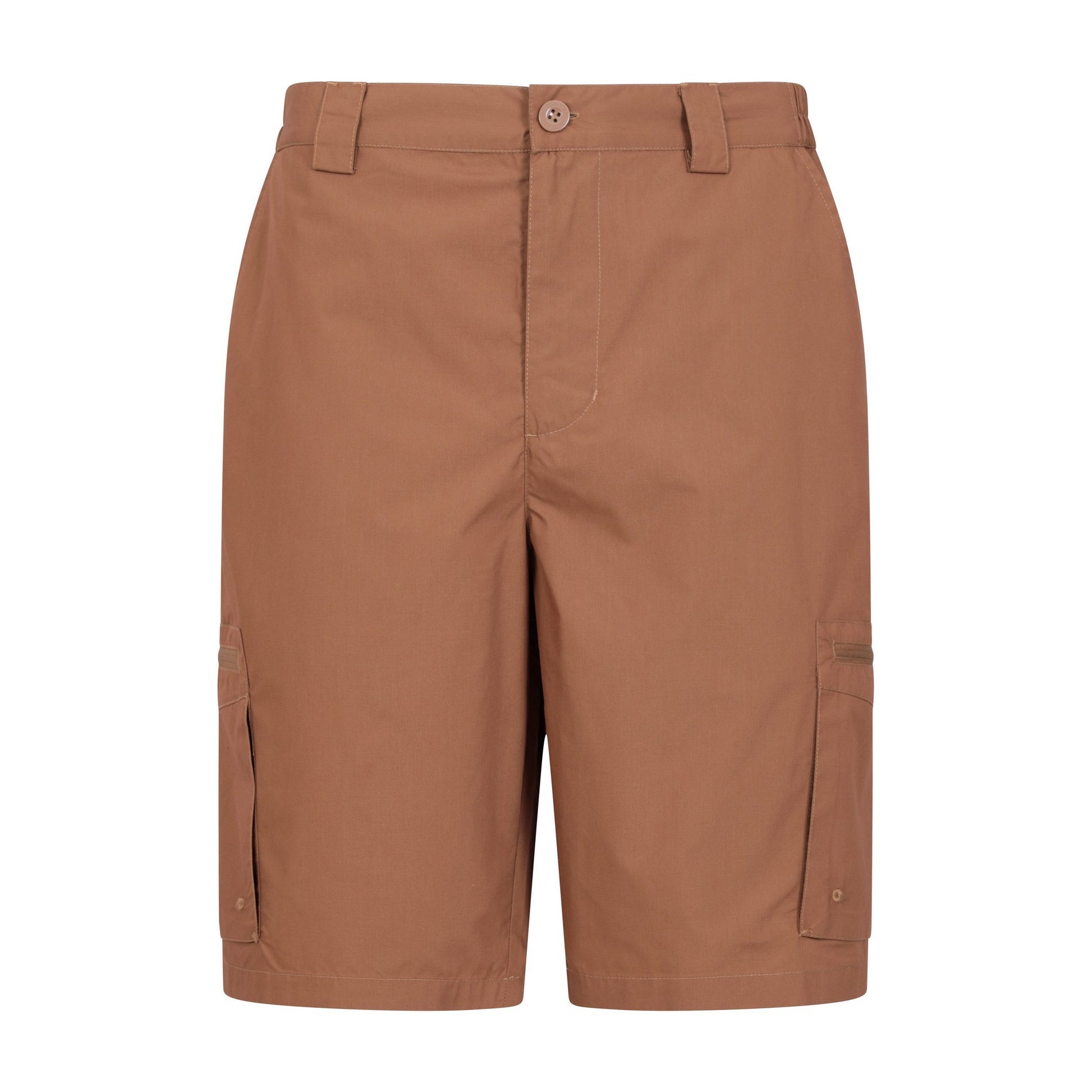 Tan - Front - Mountain Warehouse Mens Trek Shorts