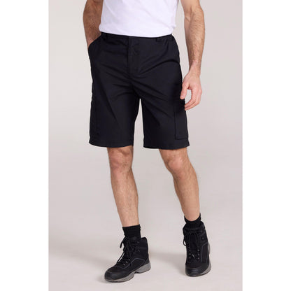 Black - Front - Mountain Warehouse Mens Trek Shorts