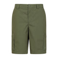 Khaki Green - Front - Mountain Warehouse Mens Trek Shorts