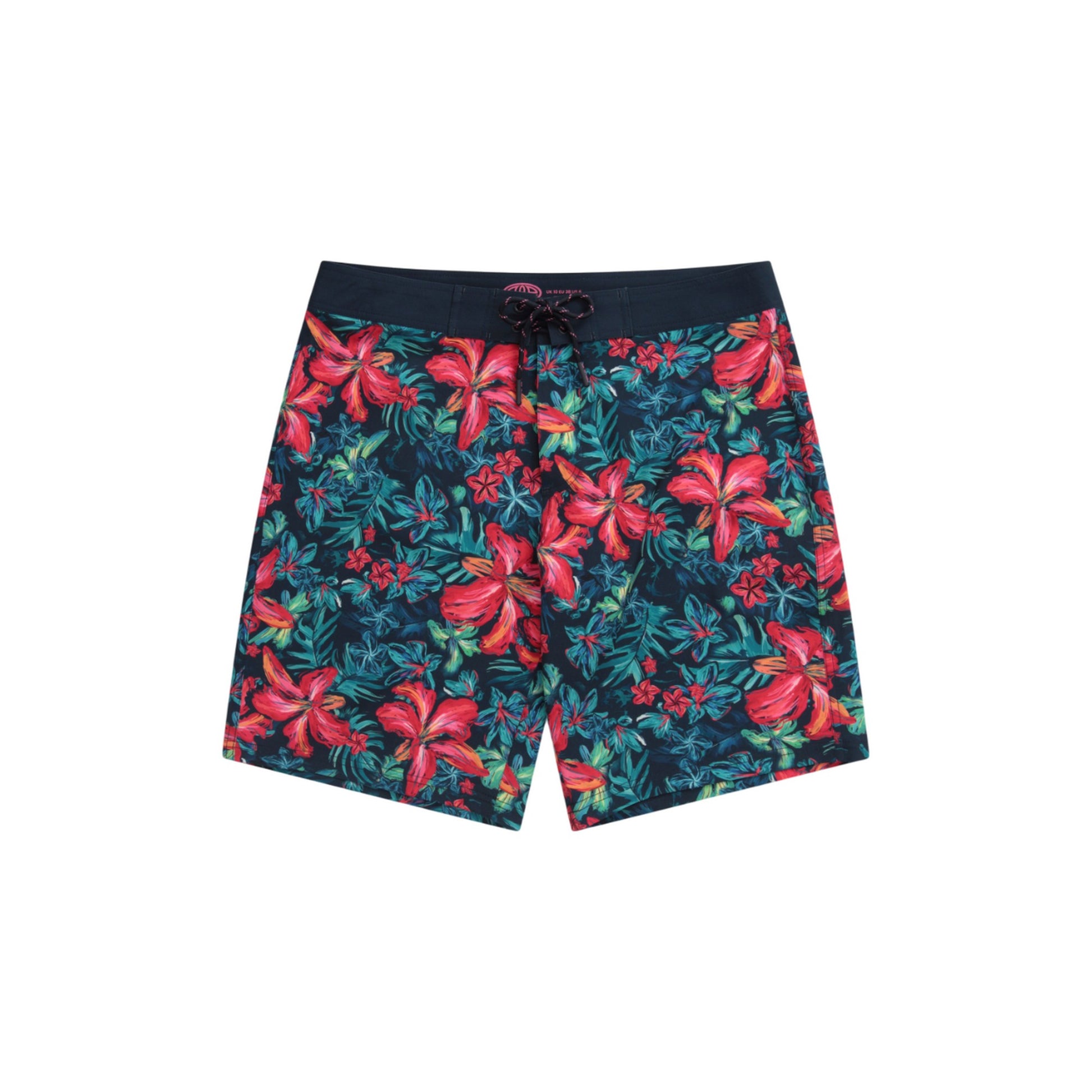 Red - Front - Animal Womens-Ladies Nora Printed Recycled Boardshorts